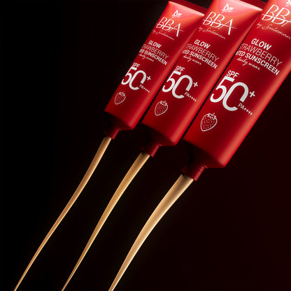 Glow Strawberry Tinted Sunscreen SPF50+ PA++++
