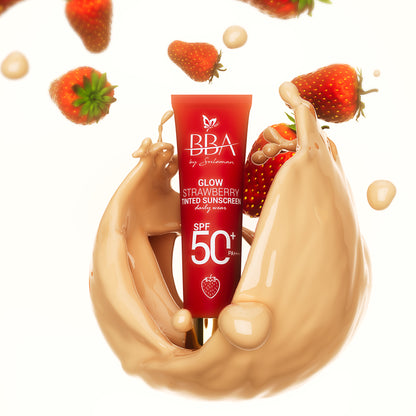 Glow Strawberry Tinted Sunscreen SPF50+ PA++++