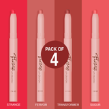 Florence V.02 Pack Of 4 Lip Crayons