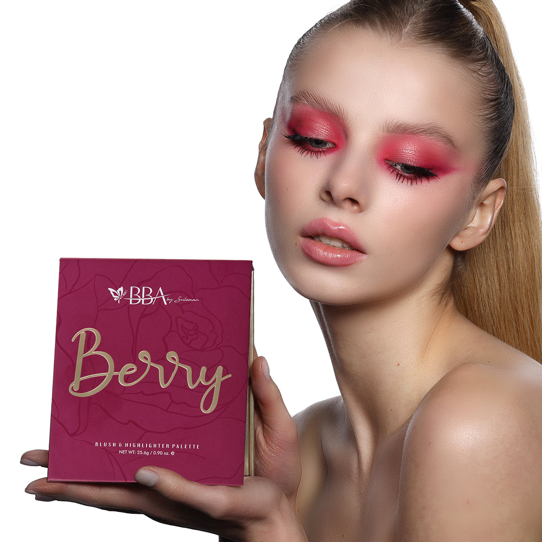 Berry Blush & Highlighter Palette