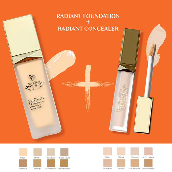 Radiant Matte Foundation + Radiant Concealer